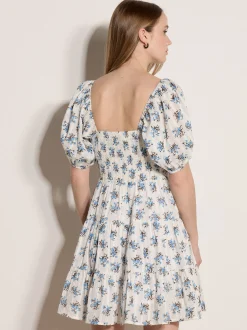 Apricot Damen Minikleid in weiß - Länge: knielang