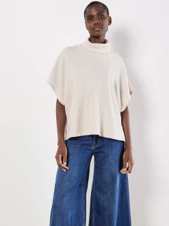 Apricot Damen Pullover in beige - Ausschnitt: Rollkragen