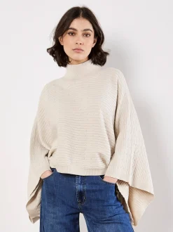 Apricot Damen Pullover in beige - Ärmel: langarm