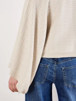 Apricot Damen Pullover in beige - Ärmel: langarm