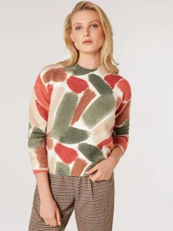 Apricot Damen Pullover in grün - Ärmel: langarm