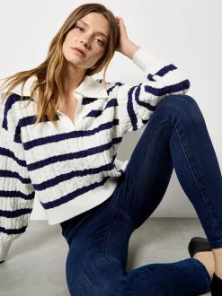 Apricot Damen Pullover in mehrfarbig weiß