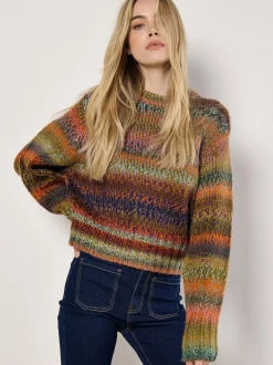 Apricot Damen Pullover in orange - Ausschnitt: Rundhals