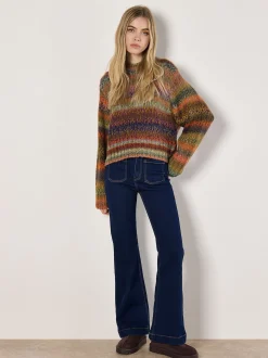 Apricot Damen Pullover in orange - Ausschnitt: Rundhals