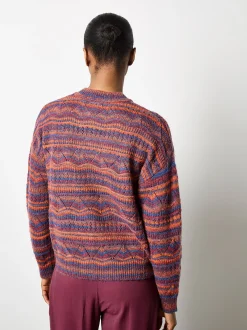 Apricot Damen Pullover in orange mehrfarbig