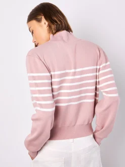 Apricot Damen Pullover in rosa - Ärmel: langarm