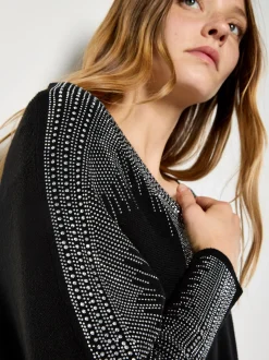 Apricot Damen Pullover in schwarz - Ausschnitt: Rundhals