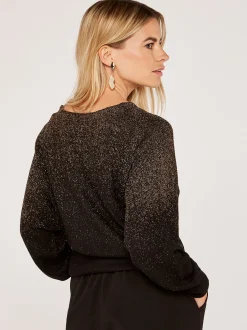 Apricot Damen Pullover in schwarz - Ärmel: langarm