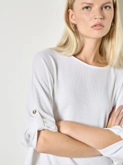 Apricot Damen Shirt in weiß - Ausschnitt: Rundhals