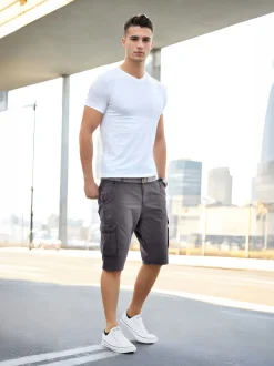 Arctic Seven Herren Cargoshorts - in anthrazit