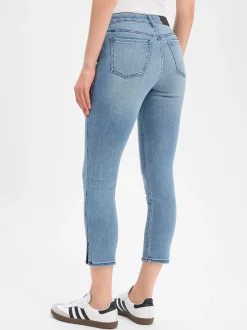 Armani Exchange Damen Capri-Jeans in light stone