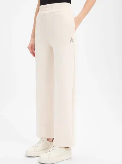 Armani Exchange Damen Sweathose in ecru