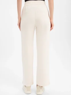 Armani Exchange Damen Sweathose in ecru