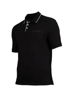 Armani Exchange Herren Poloshirt 1er Pack in schwarz