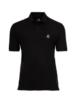 Armani Exchange Herren Poloshirt in schwarz