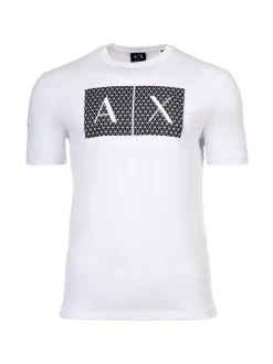 Armani Exchange Herren T-Shirt in weiß - Ärmel: kurzarm