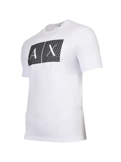 Armani Exchange Herren T-Shirt in weiß - Ärmel: kurzarm