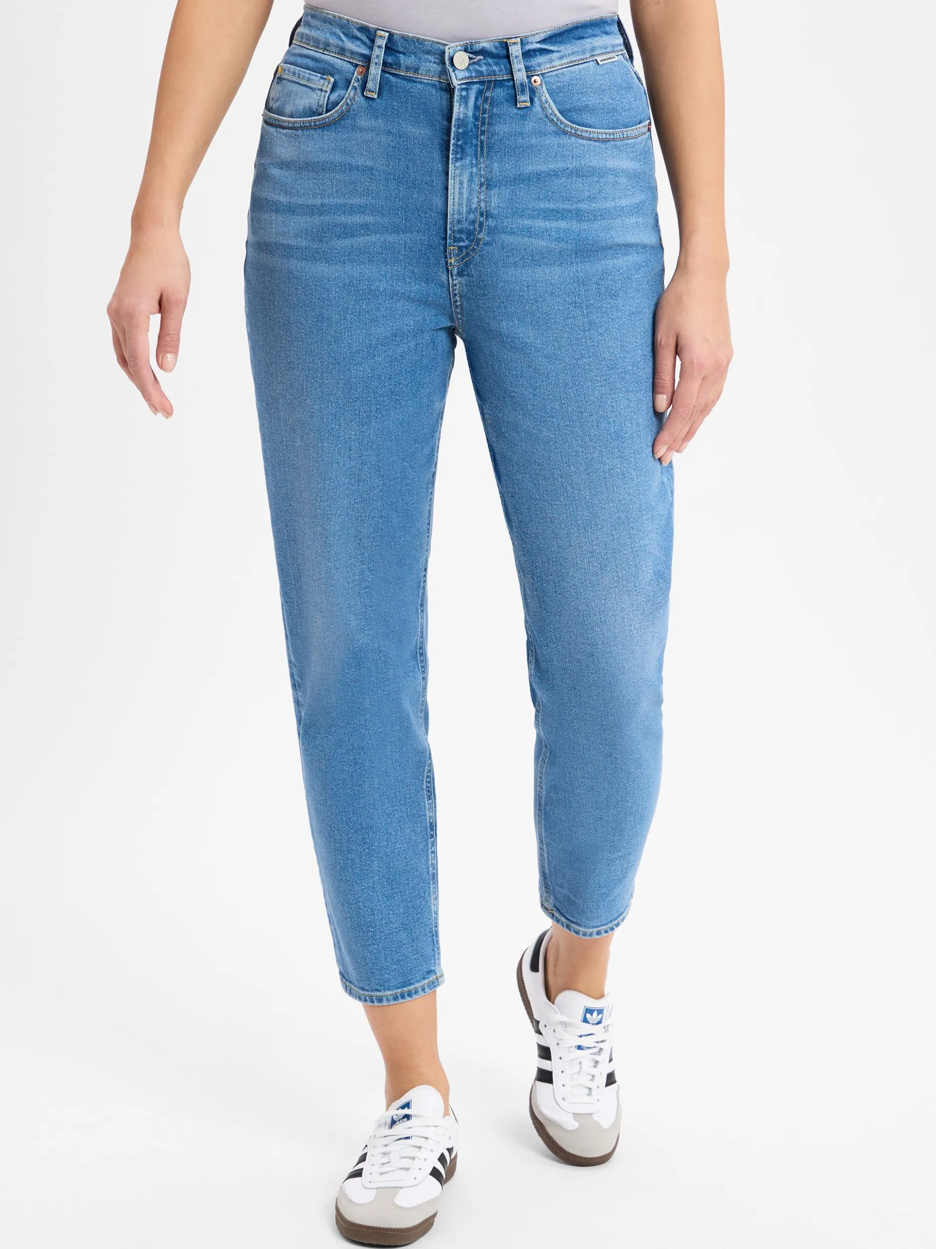 ARMEDANGELS Damen Mom Jeans - Mairaa in light stone