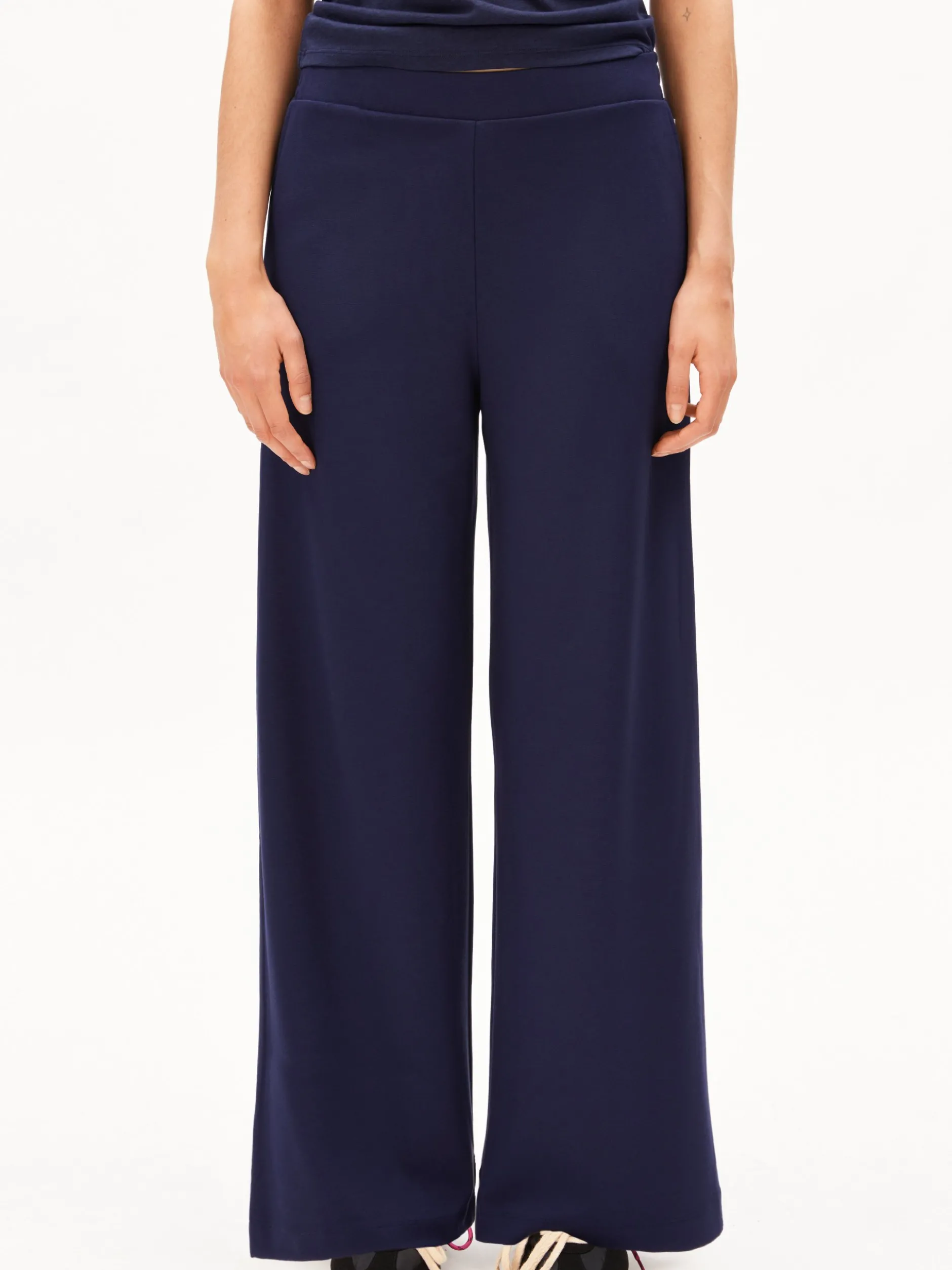 ARMEDANGELS Damen Stoffhose - Himaari in marine