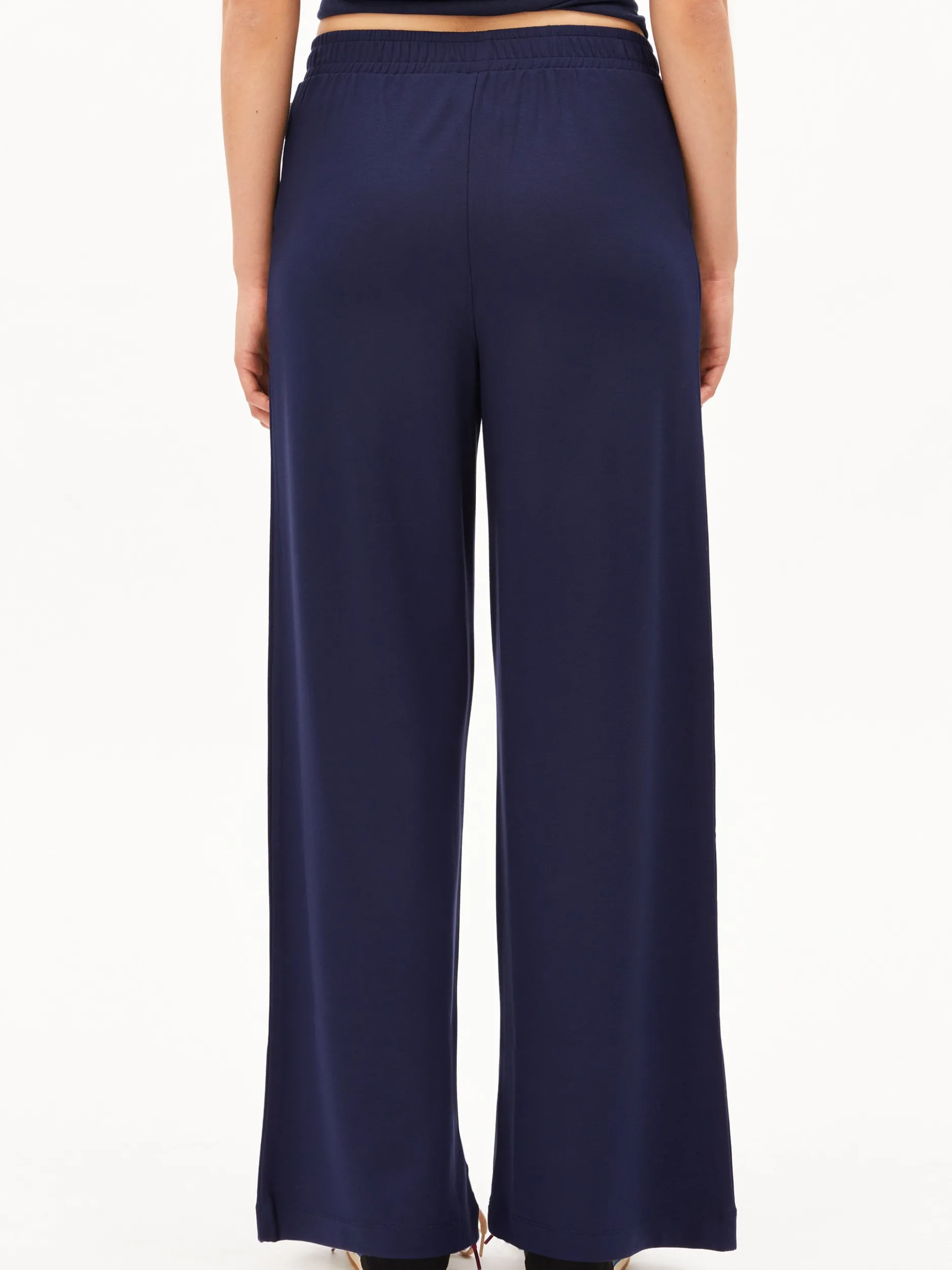 ARMEDANGELS Damen Stoffhose - Himaari in marine