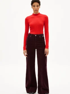 ARMEDANGELS Damen Strickpullover - Alaania in rot