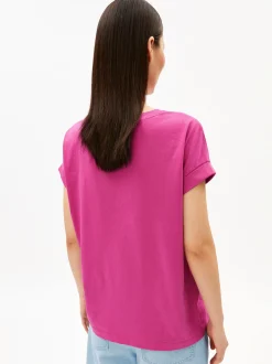 ARMEDANGELS Damen T-Shirt - Idaara in fuchsia