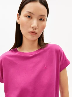 ARMEDANGELS Damen T-Shirt - Idaara in fuchsia