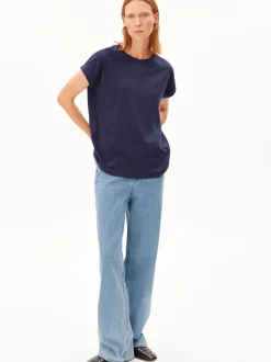 ARMEDANGELS Damen T-Shirt - Idaara in marine