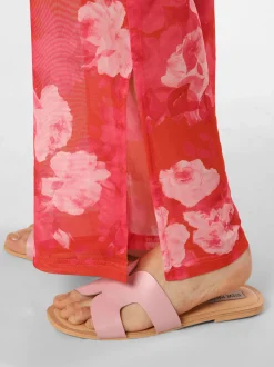 Aygill's Damen Hose in rot pink - Länge: lang