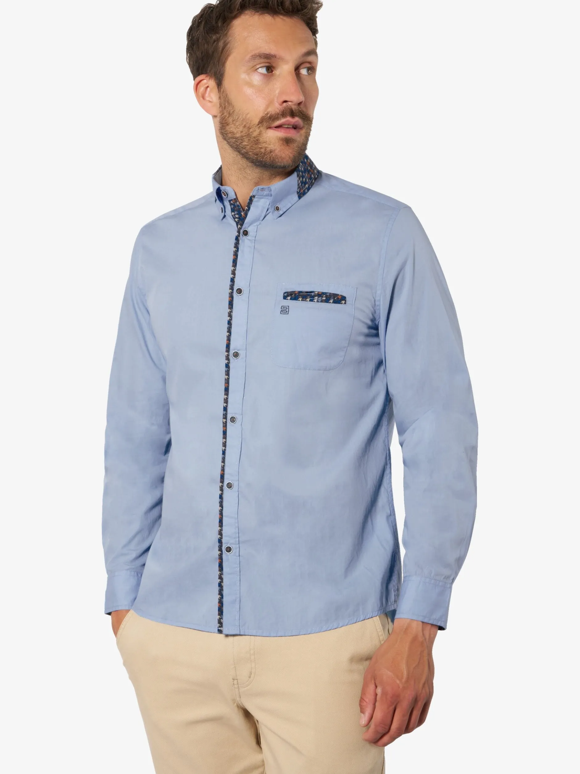 BABISTA Herren Hemden - MATIAS im 2er-Pack in blau weiß