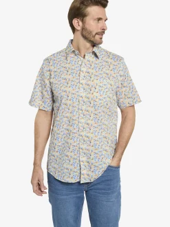 BABISTA Herren Kurzarmhemd - BELLANZA in beige