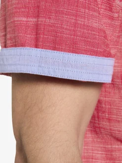 BABISTA Herren Kurzarmhemd - BELLAVERO in rot
