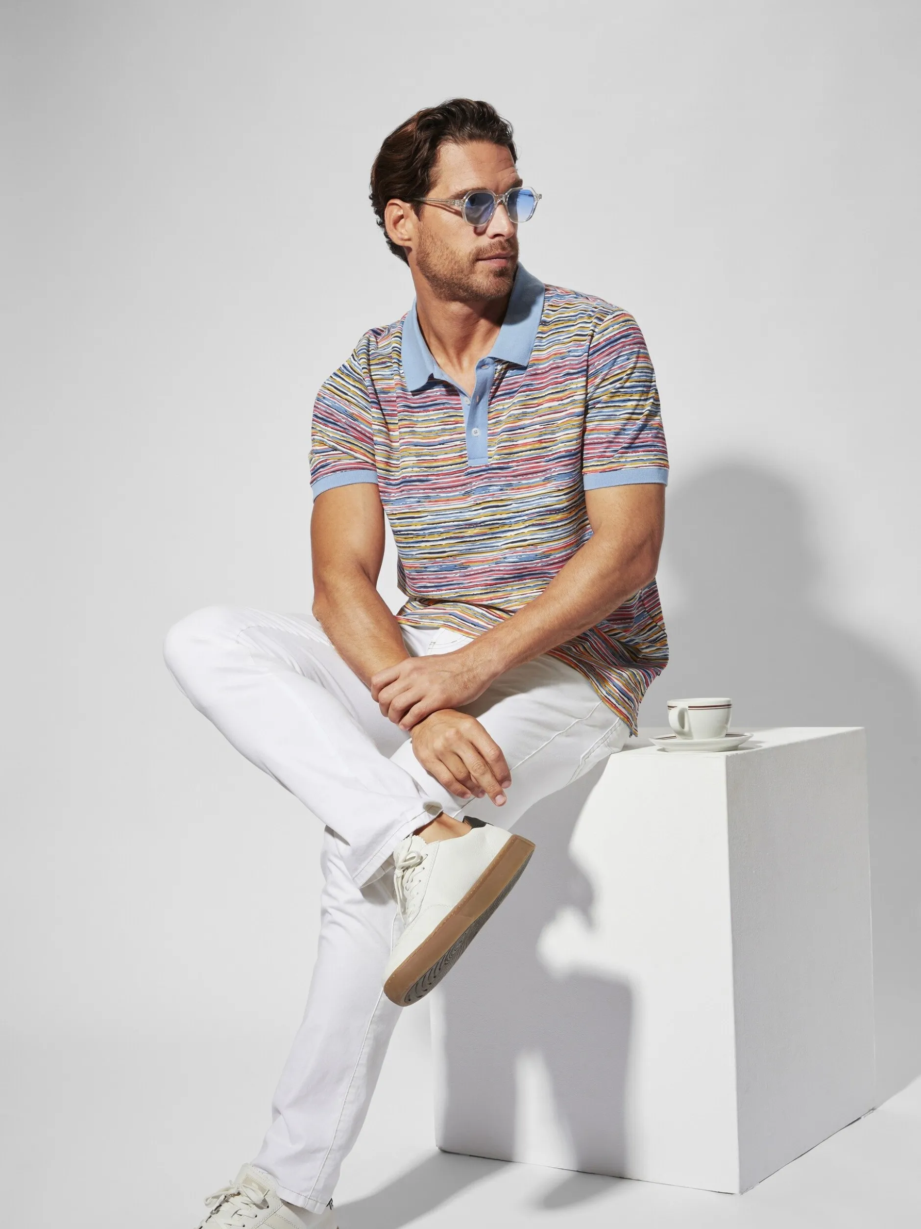 BABISTA Herren Poloshirt - MONZIO in blau