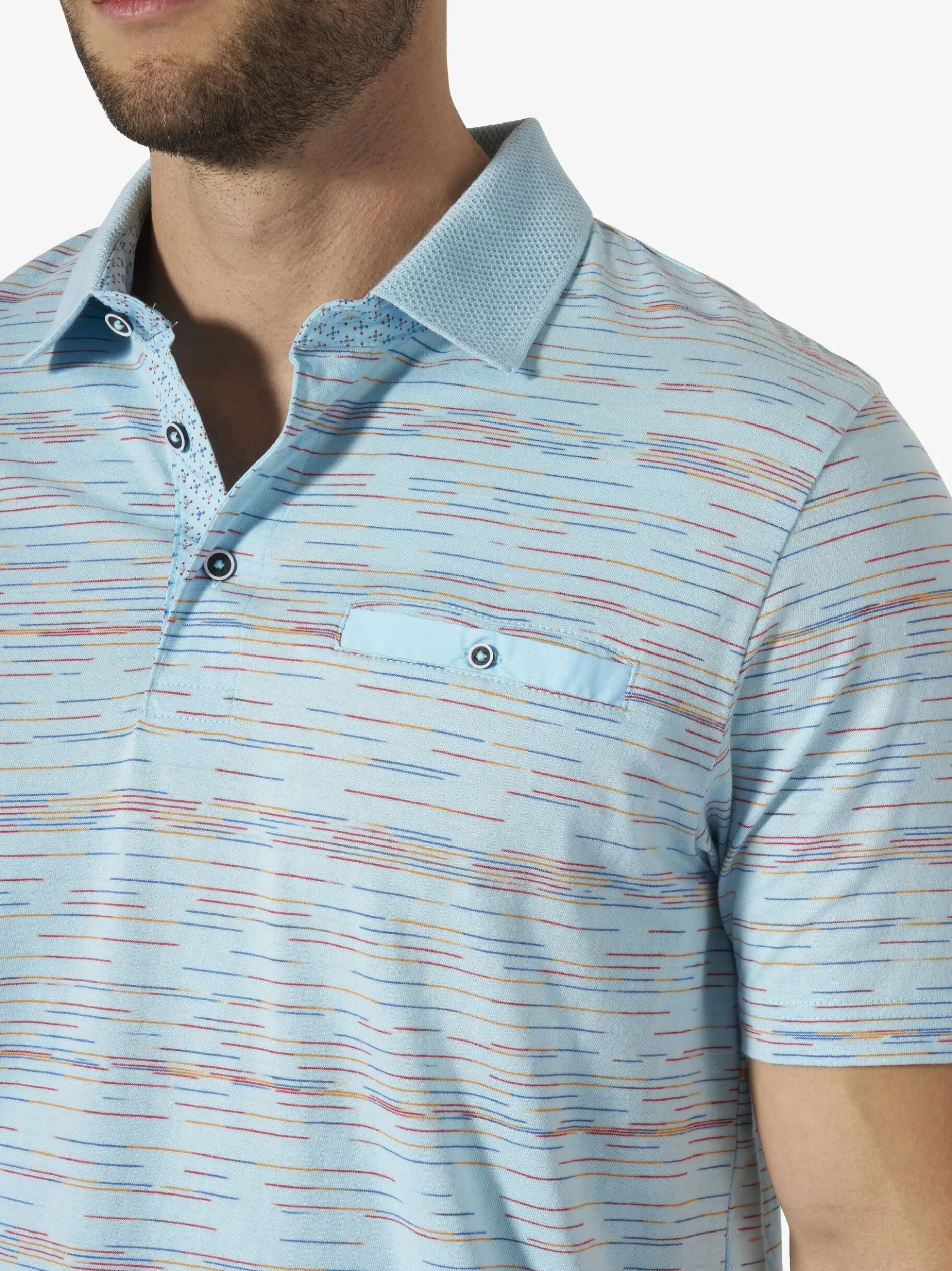 BABISTA Herren Poloshirt - ORVENTO in blau