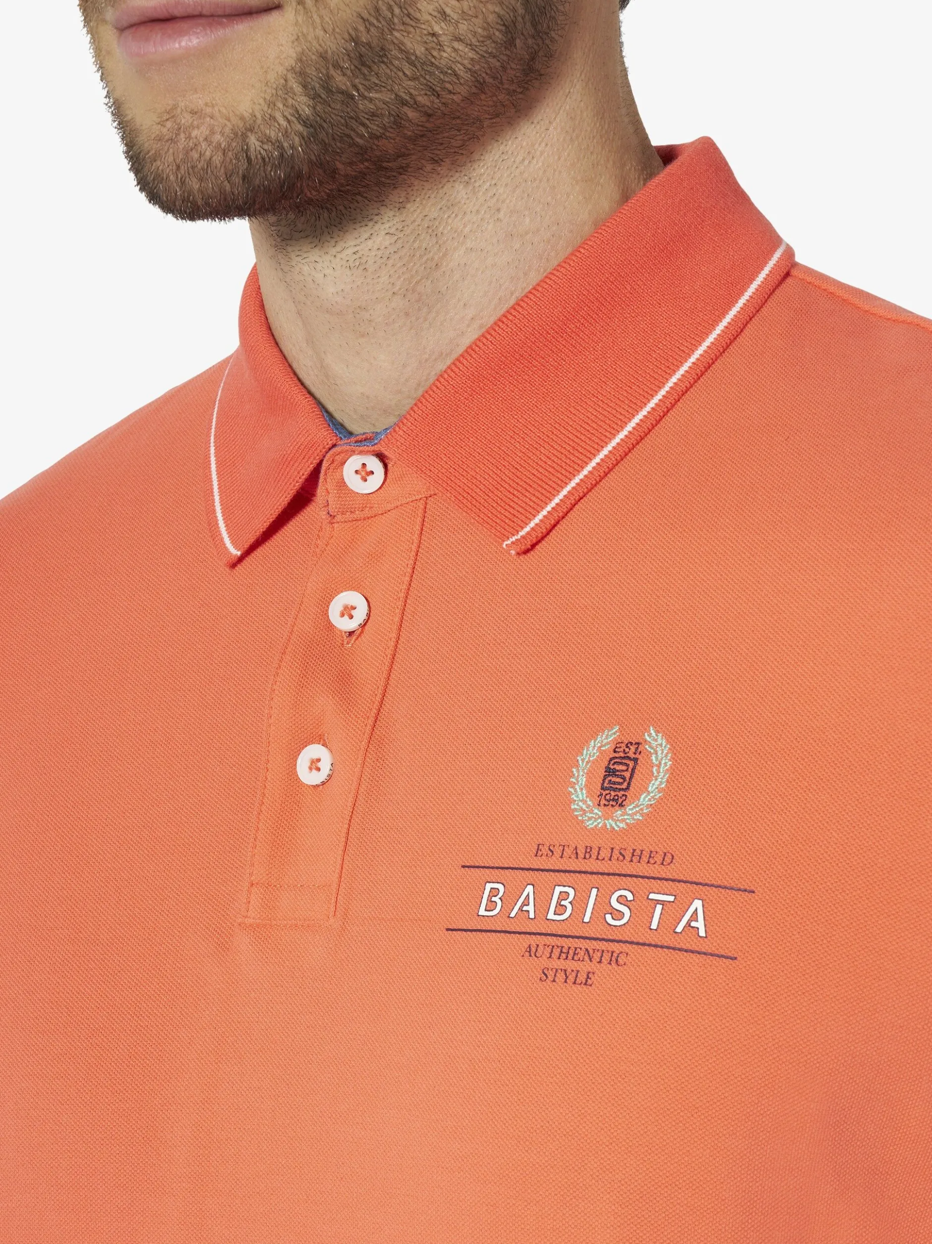 BABISTA Herren Poloshirt - RENNICO in orange