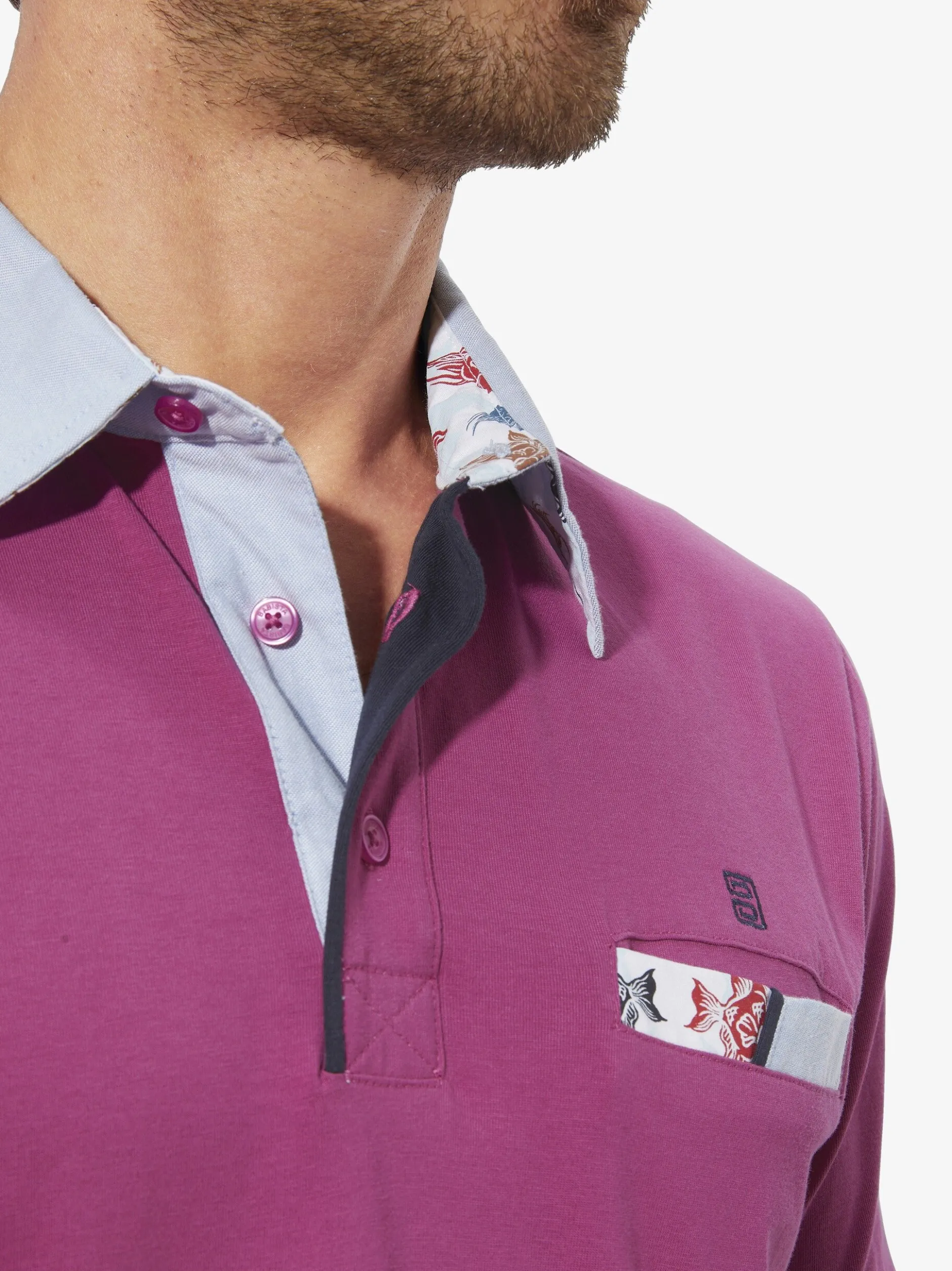 BABISTA Herren Poloshirt - SAVINO in lila