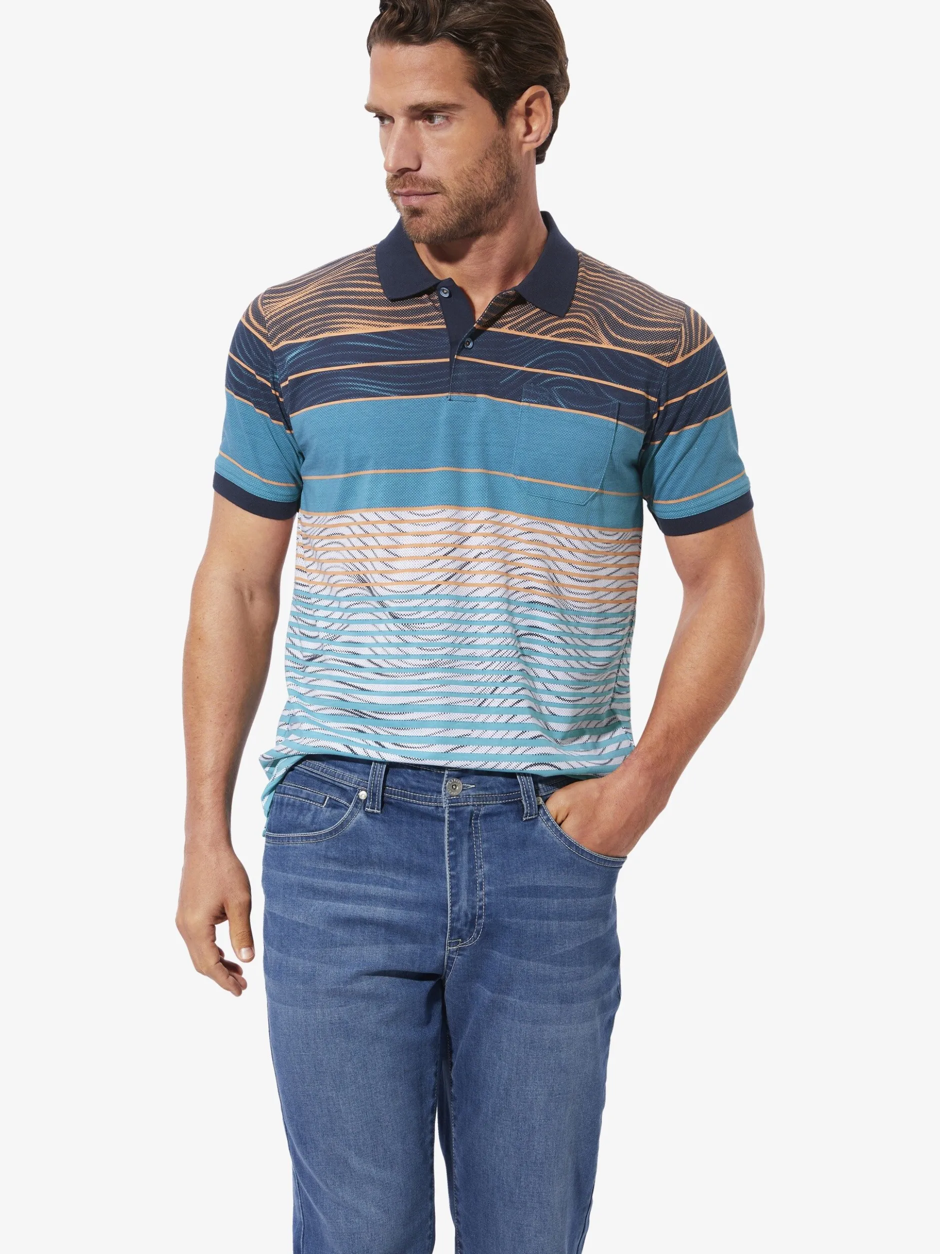 BABISTA Herren Poloshirt - ULRICO in blau
