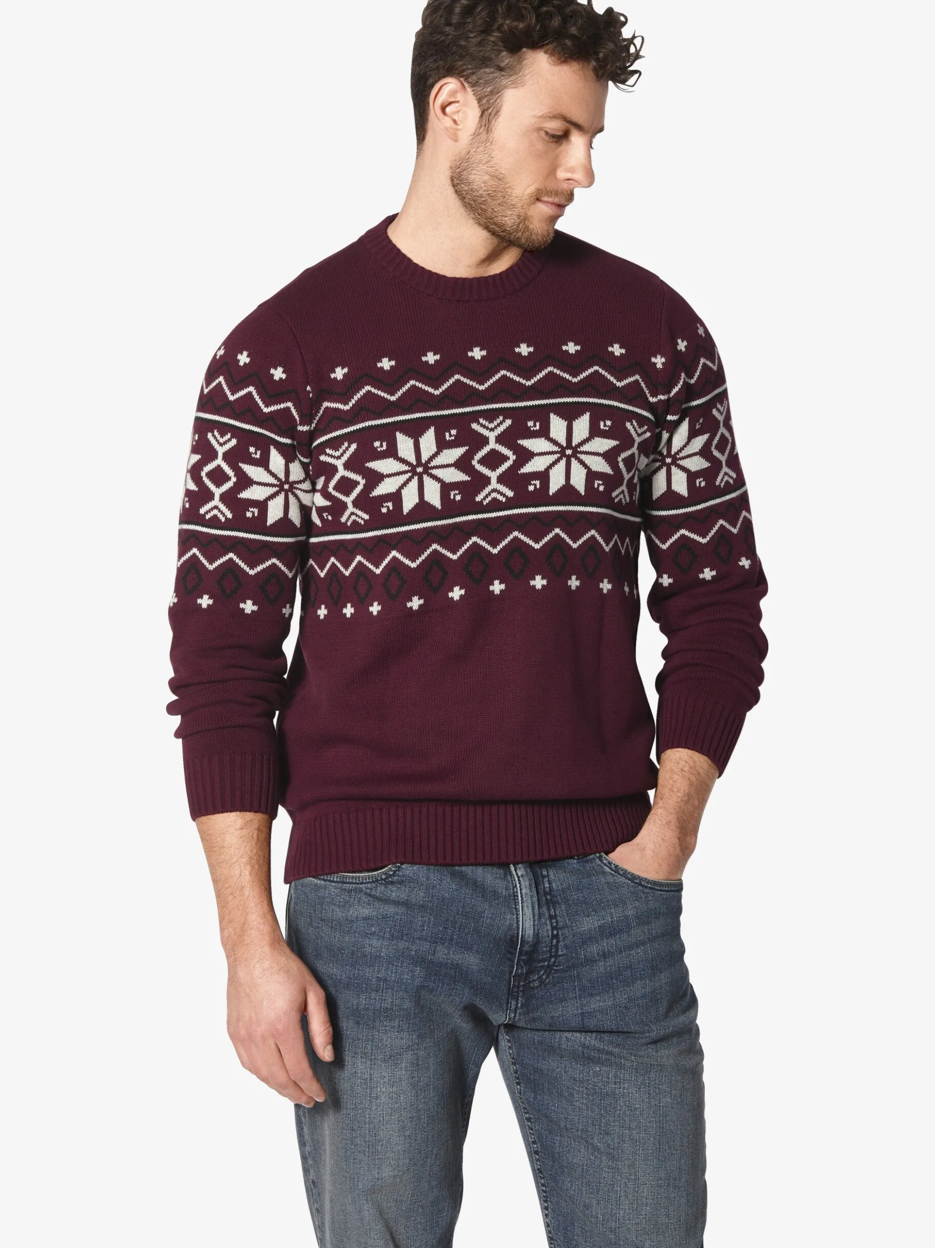 BABISTA Herren Pullover - BIATOLLI in bordeaux