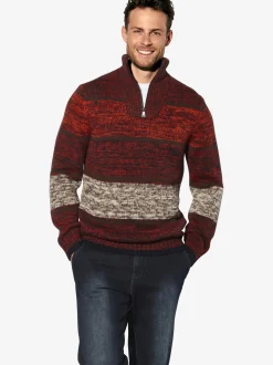 BABISTA Herren Pullover - CARMILO in rot mehrfarbig