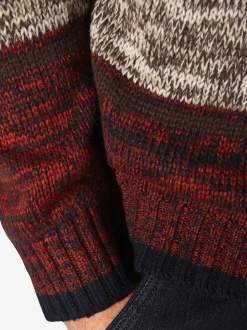 BABISTA Herren Pullover - CARMILO in rot mehrfarbig
