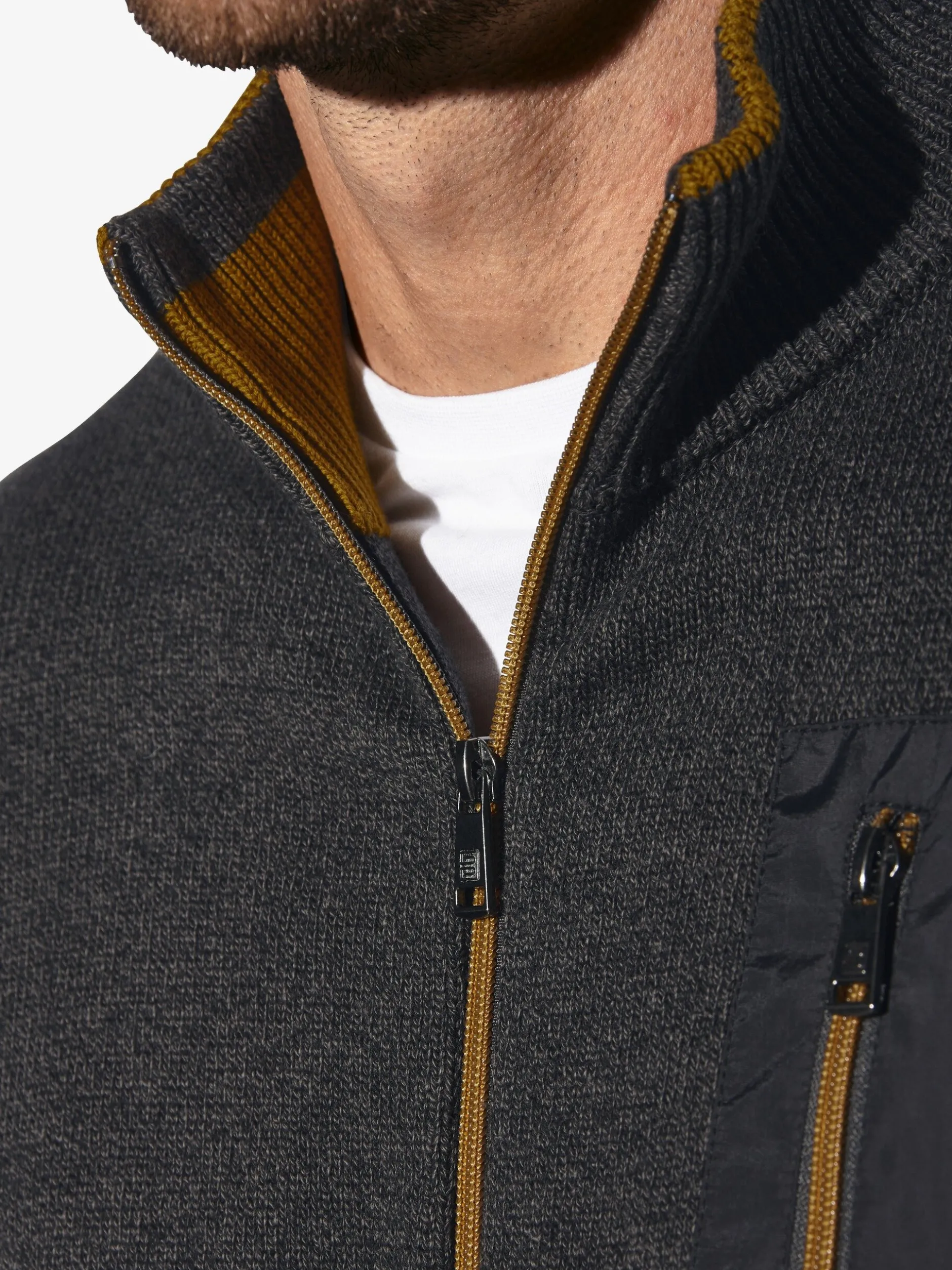 BABISTA Herren Strickjacke - FALON in grau