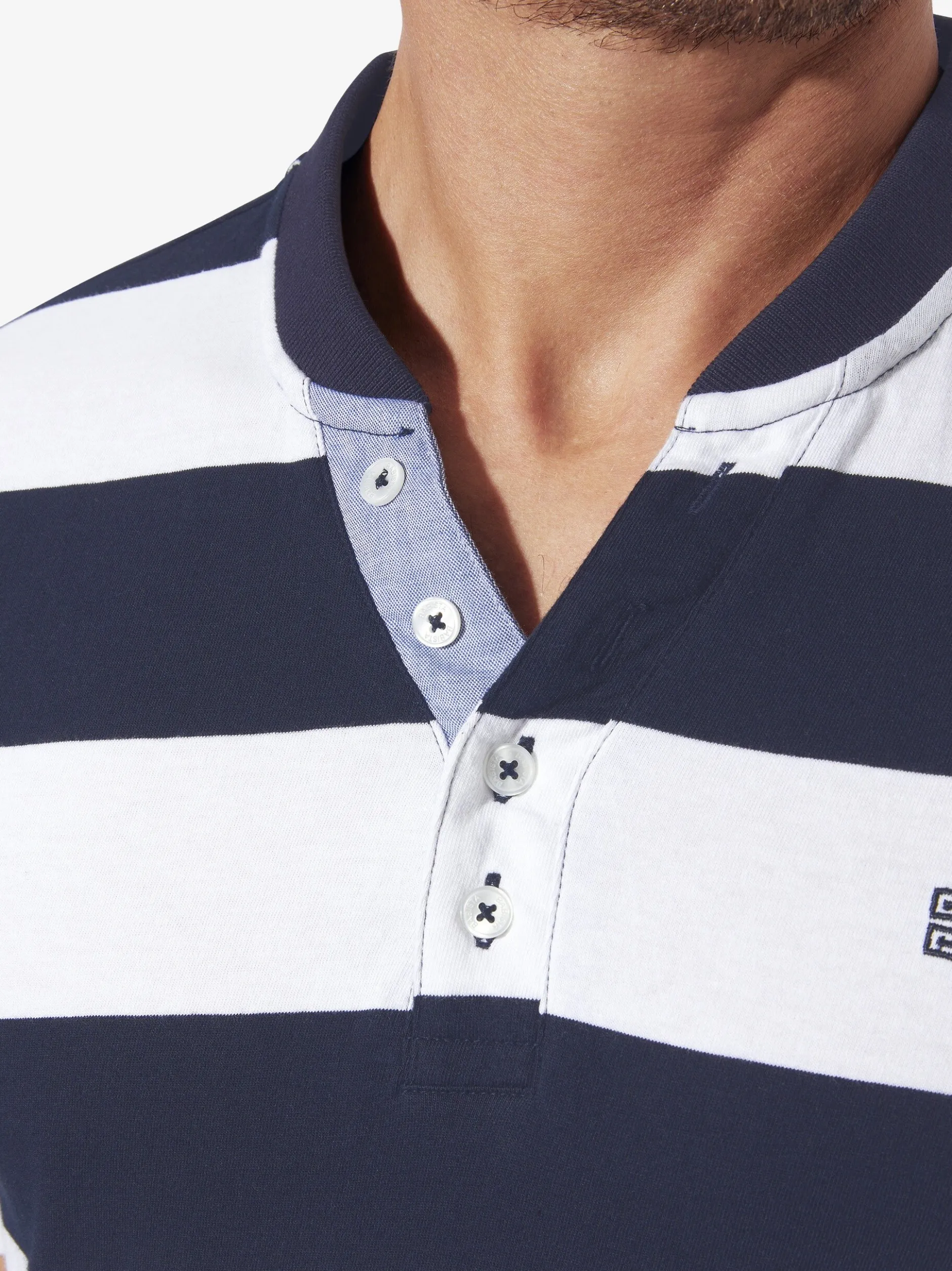 BABISTA Herren T-Shirt - MALDOR in blau - Ärmel: kurzarm