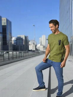 BABISTA Herren T-Shirt - ROMARIO in kiwi