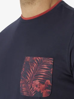 BABISTA Herren T-Shirts - RIGATULI im 2er-Pack in blau rot