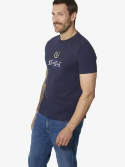 BABISTA Herren T-Shirts - ROMENZO im 2er-Pack in ecru marine