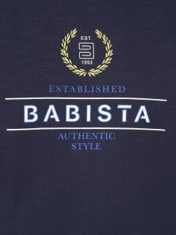 BABISTA Herren T-Shirts - ROMENZO im 2er-Pack in ecru marine