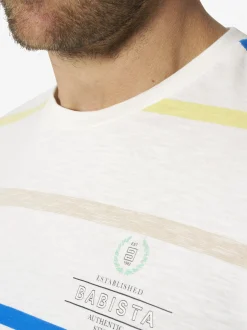 BABISTA Herren T-Shirts - ROMENZO im 2er-Pack in ecru marine