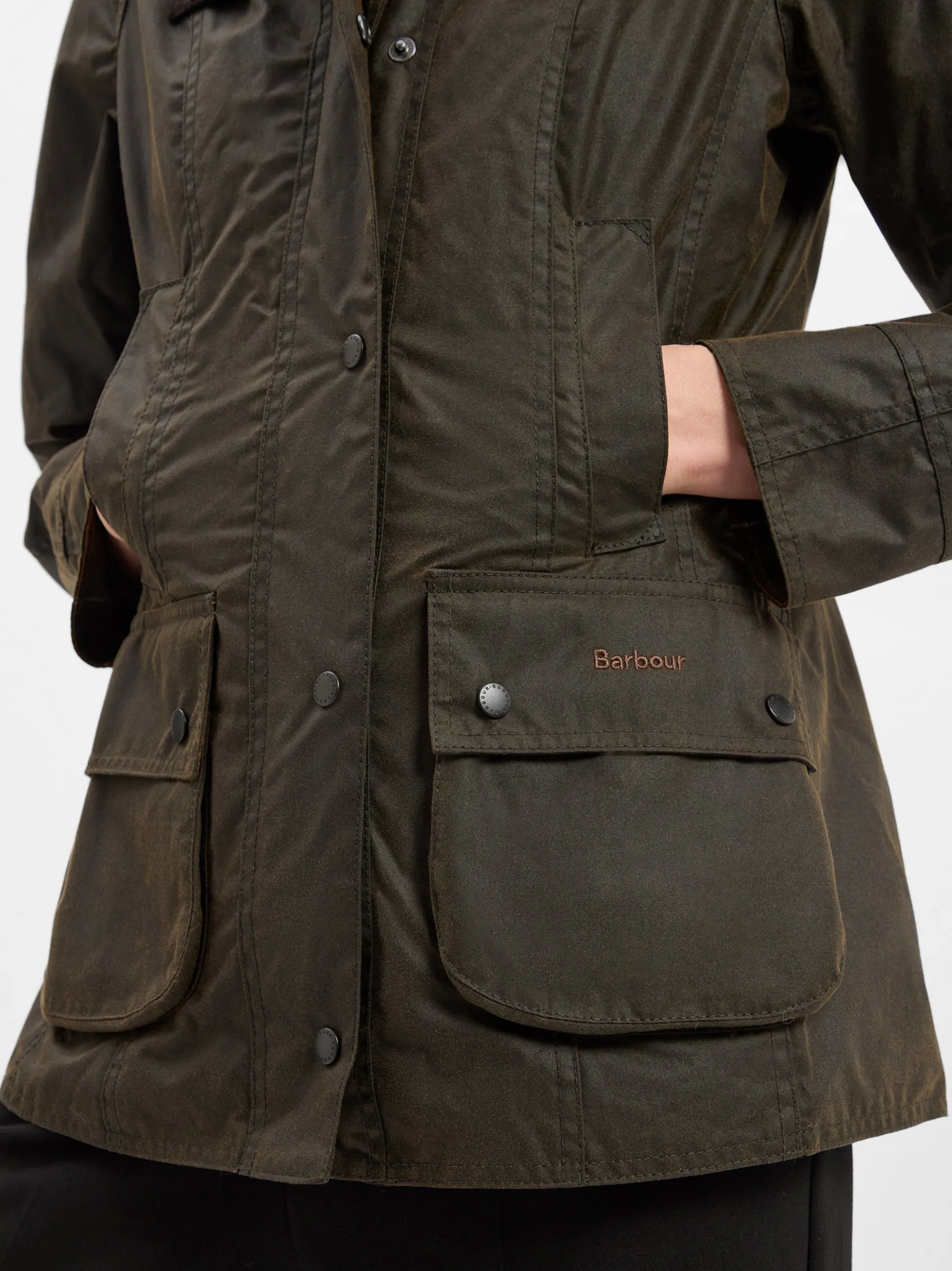 Barbour Damen Jacke - Beadnell in oliv