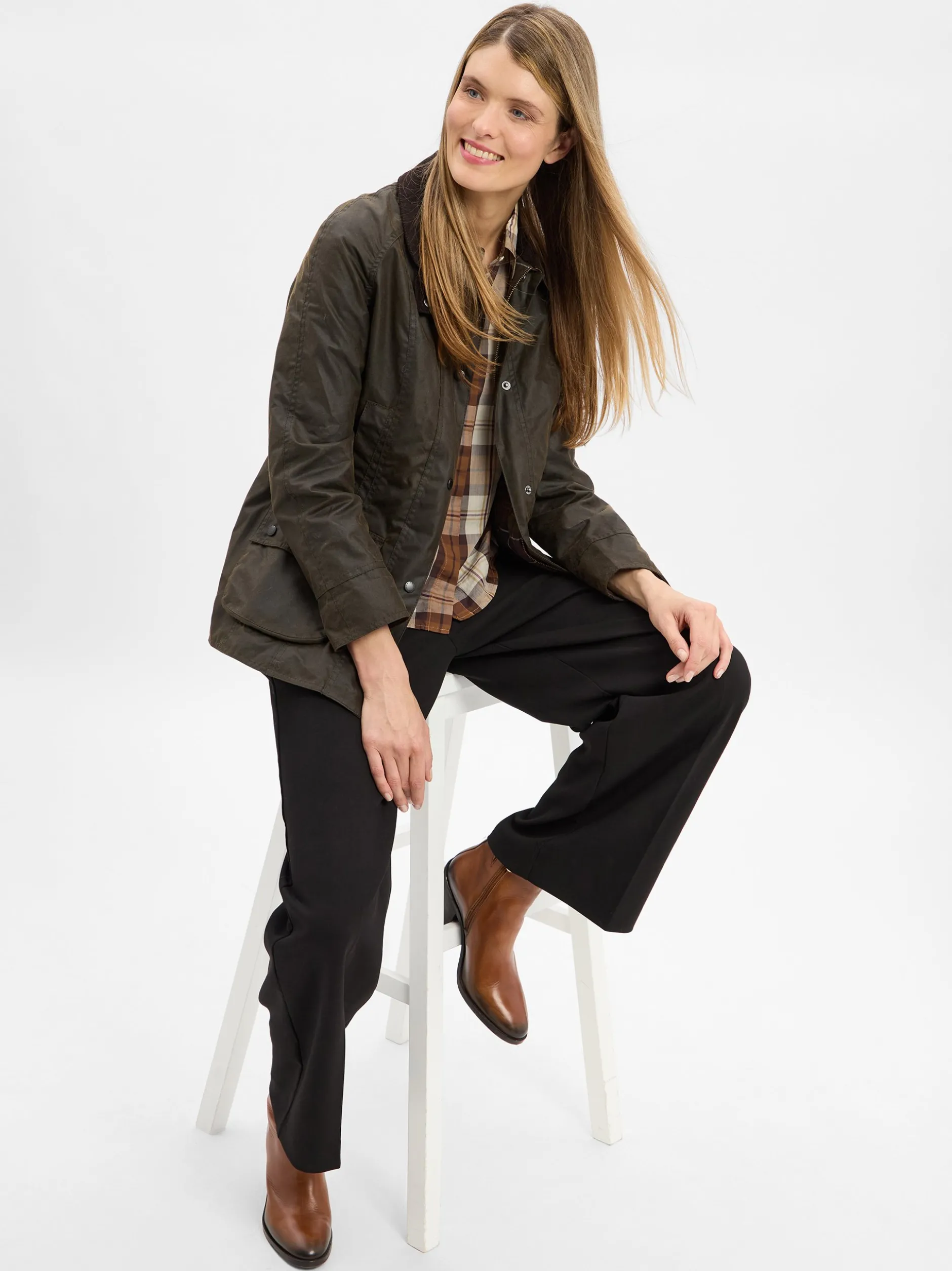 Barbour Damen Jacke - Beadnell in oliv
