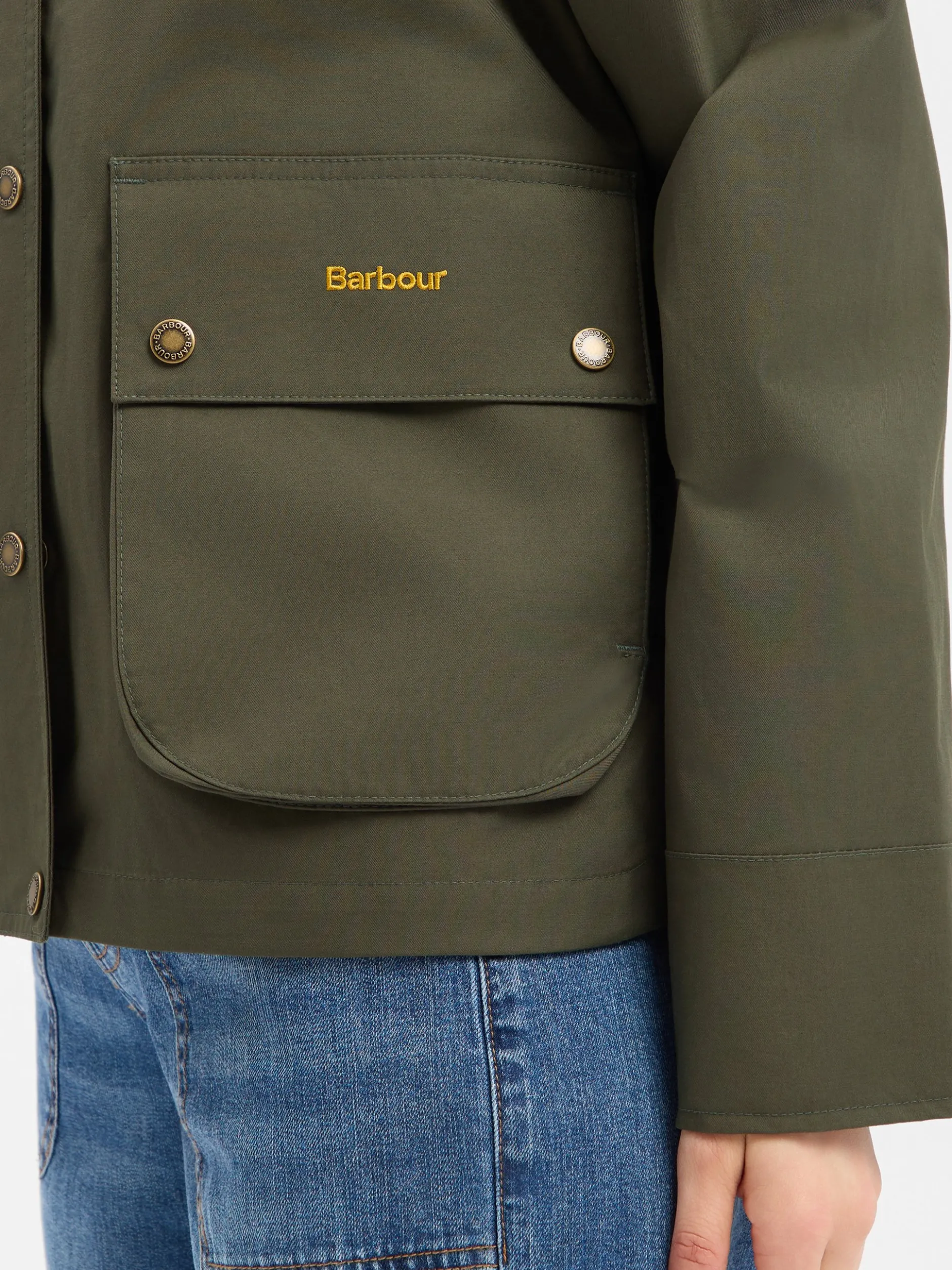 Barbour Damen Regenjacke - Baythorpe in khaki beige